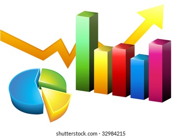 Performance Charts Isolated Stock Vector (Royalty Free) 32984215 ...