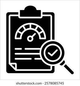 Performance Check Icon Element For Design