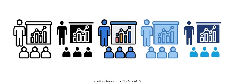 Performance Coaching Icon Element For Design