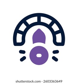 performance dual tone icon. Sleek and modern vector icon for websites, mobile apps, marketing materials, and corporate design. Fully scalable and ready to use.