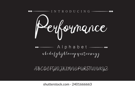 Rendimiento Elegante Tipo de letra Superior Escalera y Número. Diseños de moda mínimos con letras clásicas. Tipografía moderna de serif con el concepto de vintage decorativo regular. ilustración vectorial