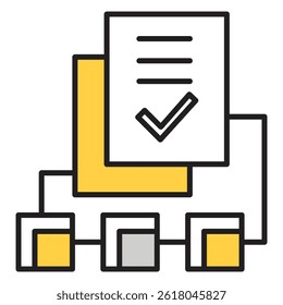 Performance Evaluation and Assessment vector Icon design
