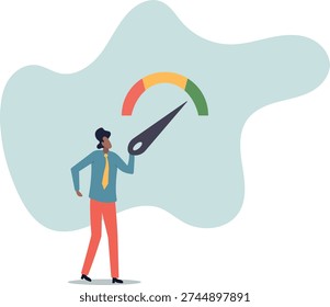 Performance evaluation, employee rating assessment, appraisal review or high potential employee, staff achievement,human life and situation.