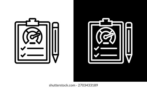 Evaluación del rendimiento con diseño de conjunto de iconos