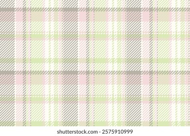 Performance fabric pattern plaid, oktoberfest check seamless tartan. Carnival background textile vector texture in light and snow colors palette.