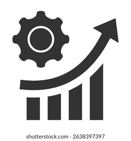 Performance Glyph Icon Element For Design