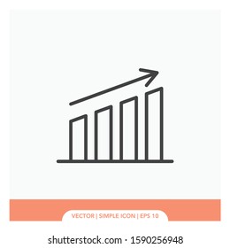 Performance graphic Icon Vector Illustration