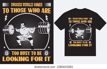 Performance Gym T-Shirt for Fitness Enthusiasts, High-Quality Gym Fitness T-Shirt Design 