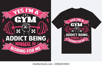 Performance Gym T-Shirt for Fitness Enthusiasts, High-Quality Gym Fitness T-Shirt Design 