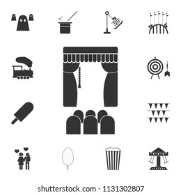 performance icon. Detailed set of attractions. Premium graphic design. One of the collection icons for websites, web design, mobile app