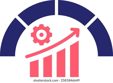 Performance Icon Fill Vector Illustration