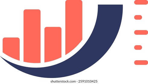 Performance Icon Glyph Color Vector Illustration