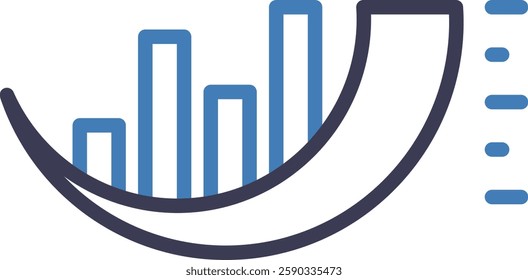 Performance Icon Line Color Vector Illustration