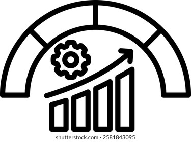 Performance Icon Line Vector Illustration