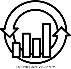 Performance Icon Line Vector Illustration