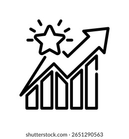Performance Icon Line Vector Illustration