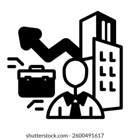 Performance Icon in Mixed Glyph Style. Simple Glyph Icon Vector. Simple Vector Design
