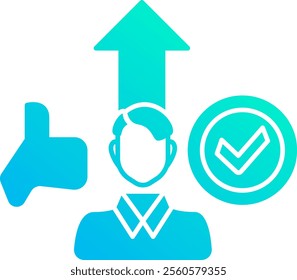 Performance Icon - Scrible Art Style - Meritocracy Theme