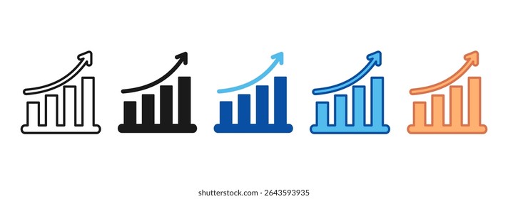 Performance Icon Set Multiple Style Collection