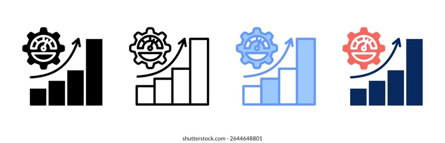 Performance icon sheet multiple style collection