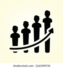 Performance icon. Trendy flat vector performance icon. Evaluation, business, improvement, measurement.