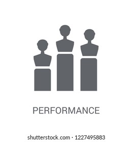 performance icon. Trendy performance logo concept on white background from General collection. Suitable for use on web apps, mobile apps and print media.