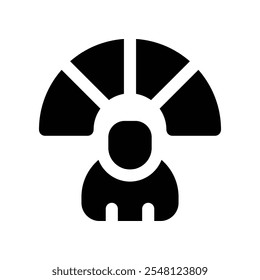 ícone de desempenho. ícone de glifos vetoriais para o design de seu site, celular, apresentação e logotipo.