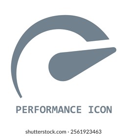 Performance Icon vector Illustration Isolated on White Background.