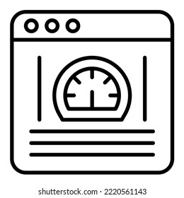 Performance icon vector image. Can also be used for web apps, mobile apps and print media.
