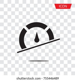 performance icon vector isolated on transparent background.