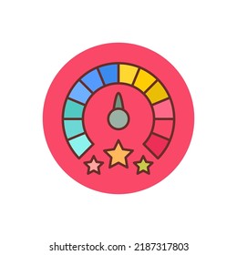 Performance icon in vector. Logotype