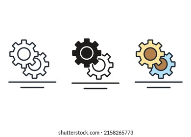 performance icons  symbol vector elements for infographic web