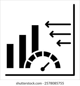 Performance Indicator Icon Element For Design
