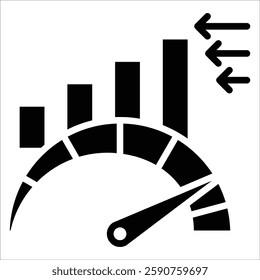 Performance Indicator Icon Element For Design