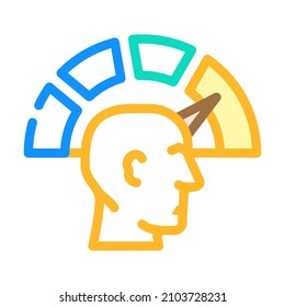 performance job color icon vector. performance job sign. isolated symbol illustration