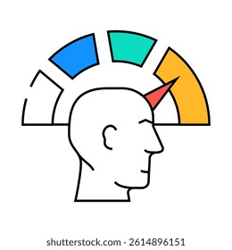performance job line icon vector. performance job sign. isolated symbol illustration