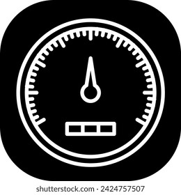 Performance key performance indicator icon with black filled line outline style. performance, business, growth, chart, report, progress, management. Vector Illustration