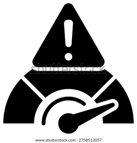 Performance Limit Icon Element For Design