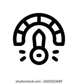 performance line icon. Clean and minimalist vector icon for websites, mobile apps, presentations, and logos. Fully scalable and customizable for any project.