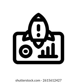 performance line icon. Clean and minimalist vector icon for websites, mobile apps, presentations, and logos. Fully scalable and customizable for any project.