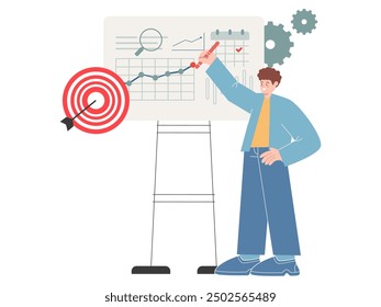 performance management analysis analyze evaluation job make target chart design illustration