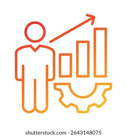 Elemento de Ícone do Performance Management para Design