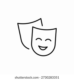 performance masks icon sign vector