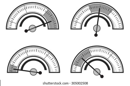 Performance Meter - 4 Stage Illustration - Illustration