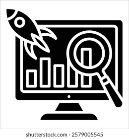 Performance Metrics Icon Element For Design