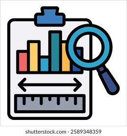 Performance Metrics Icon Element For Design