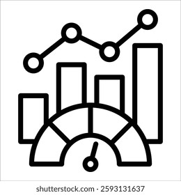 Performance Metrics Icon Element For Design