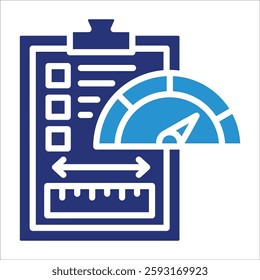 Performance Metrics Icon Element For Design