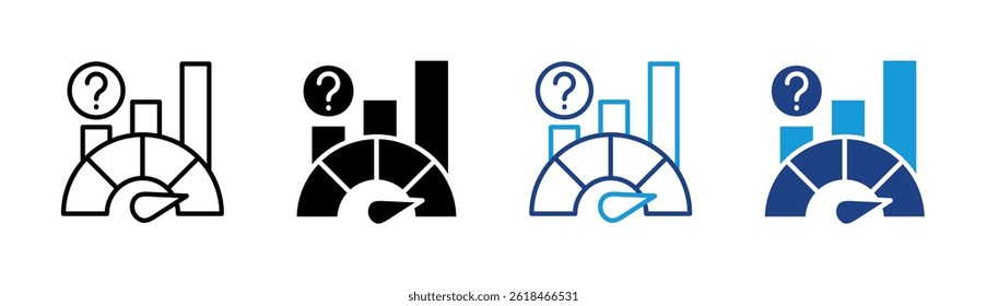 Performance Metrics Icon Element For Design