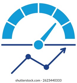 Elemento de Ícone de Métricas de Desempenho para Design